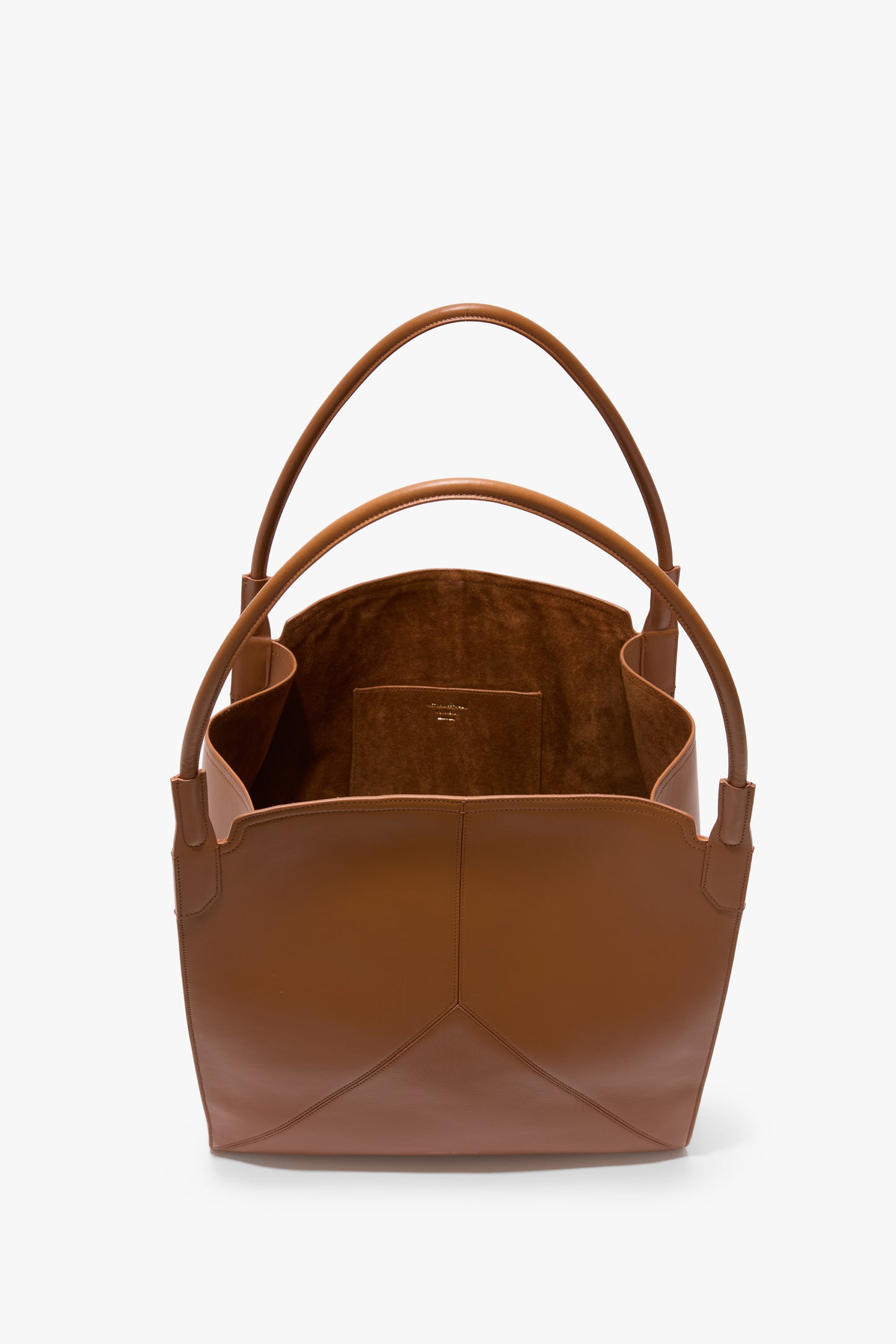 Victoria Tote Bag Large In Tan Leather