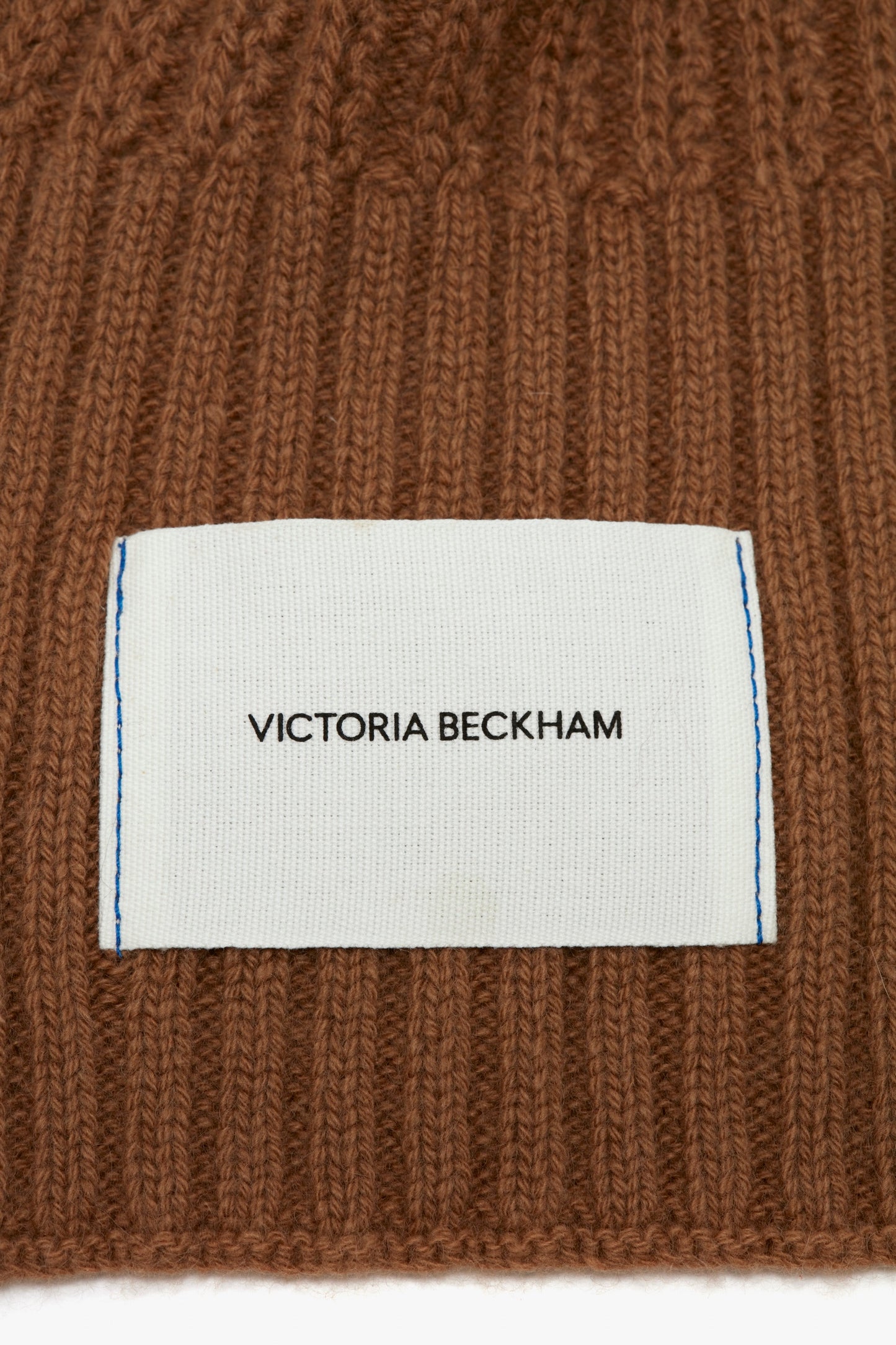 Exclusive Logo Patch Beanie In Camel
