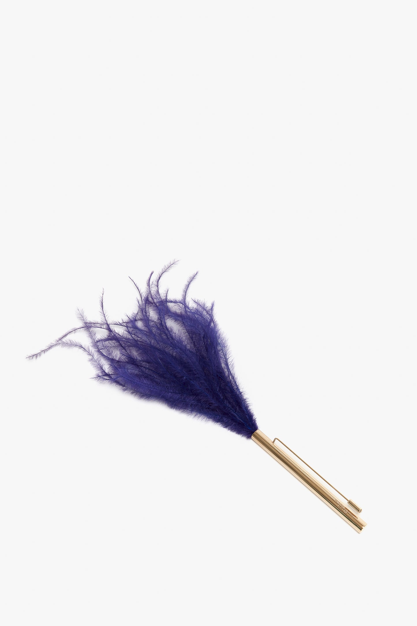 Feather Brooch In Purple