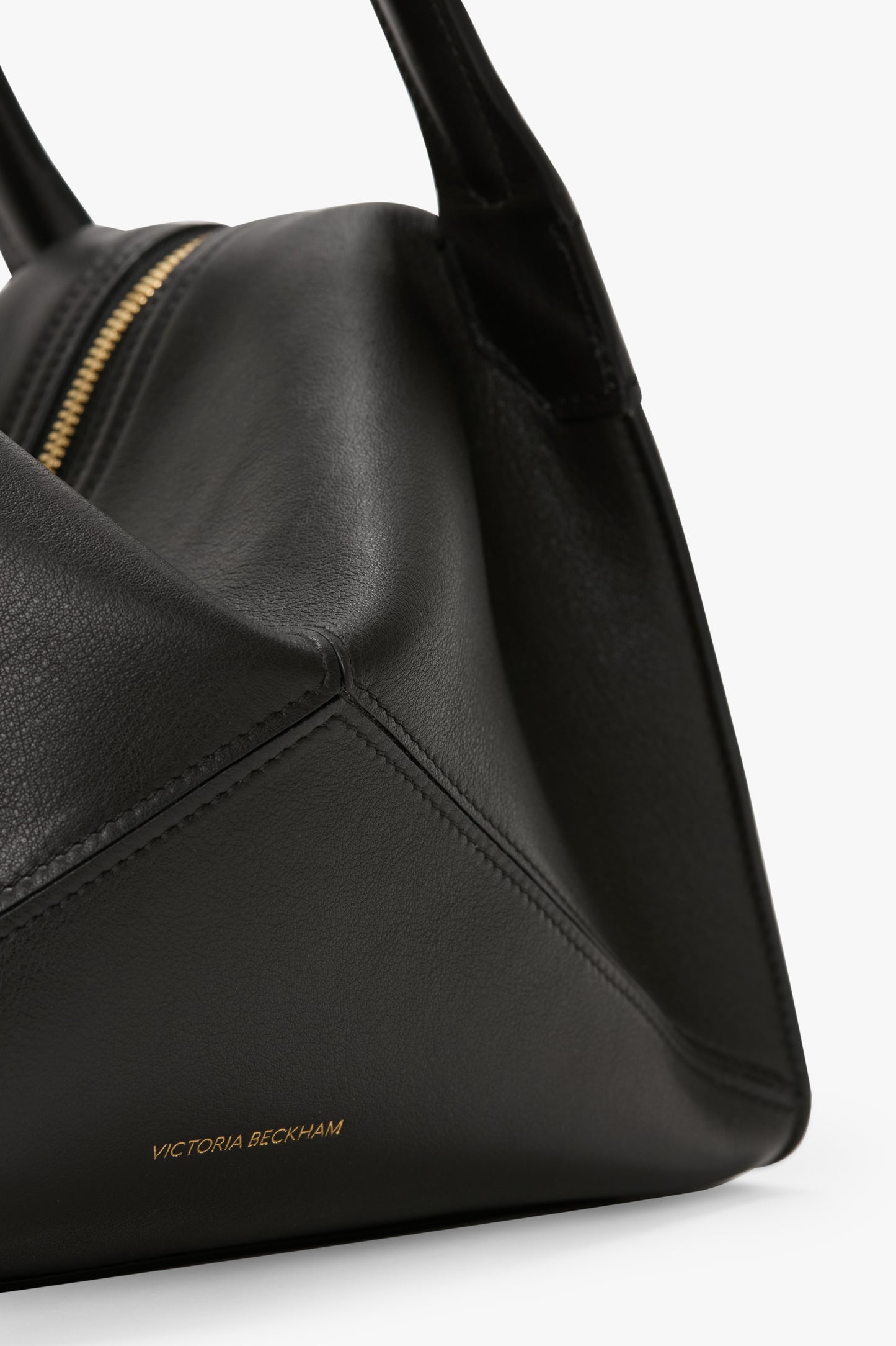 Victoria Plié Bag In Black Leather