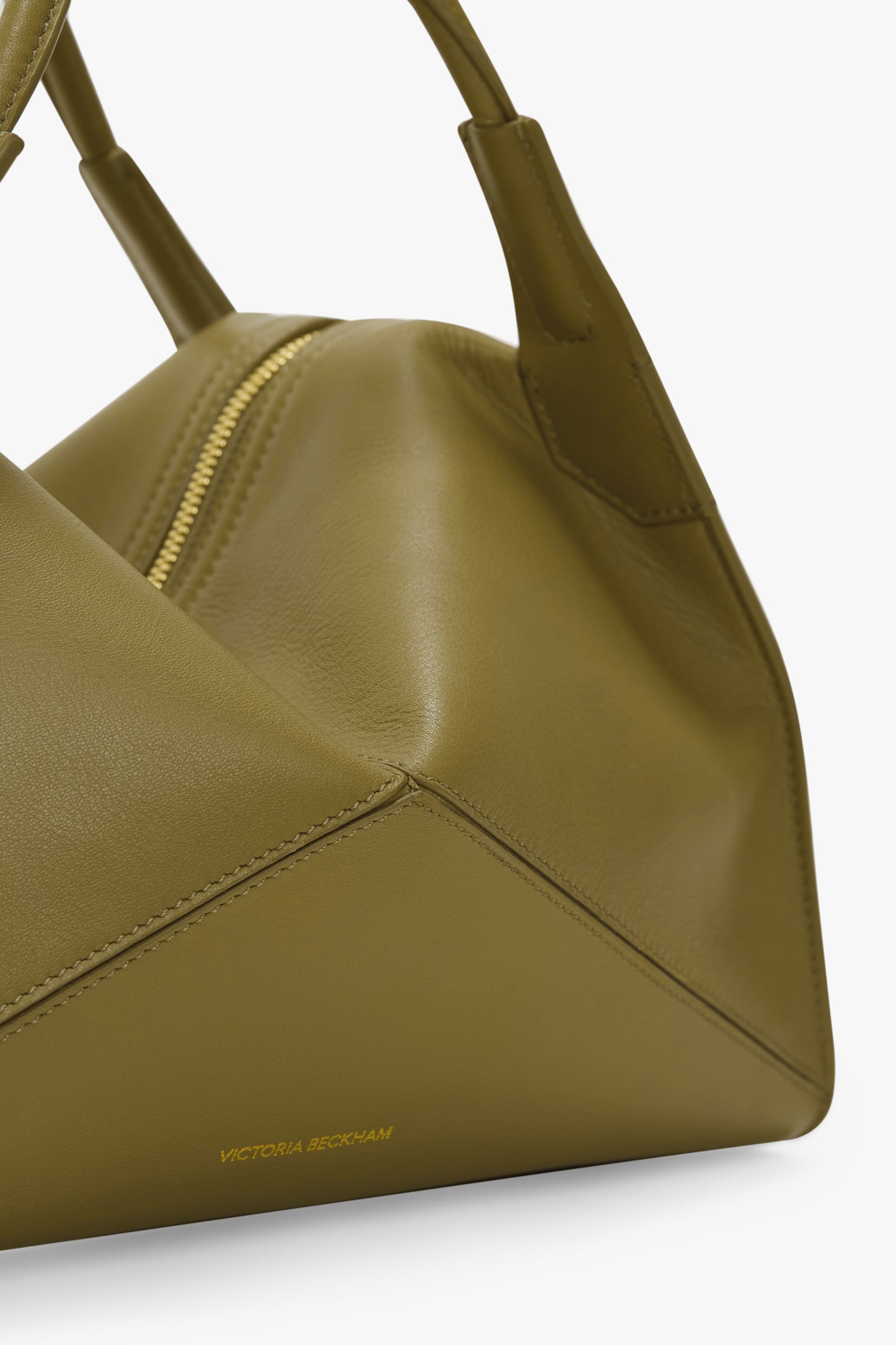 Victoria Plié Bag In Cactus Green Leather