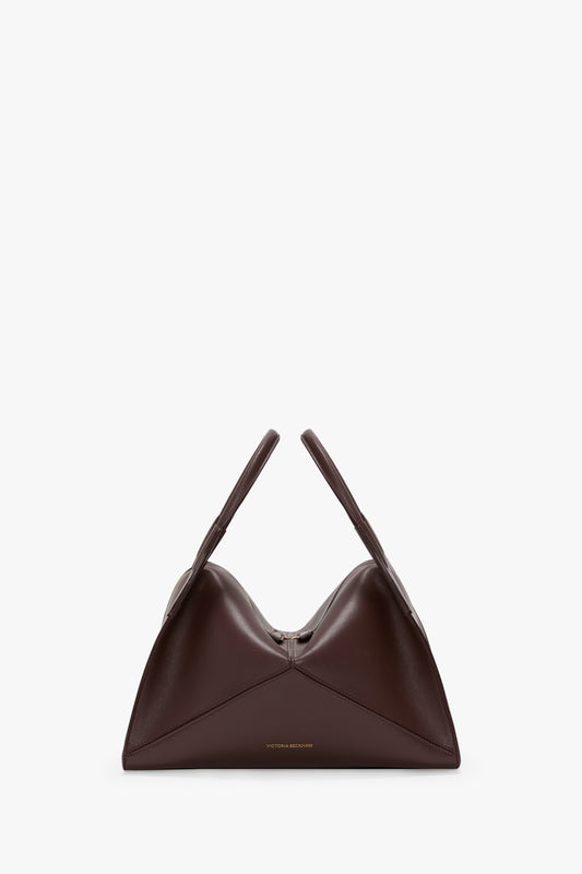Victoria Plié Bag In Burgundy Leather
