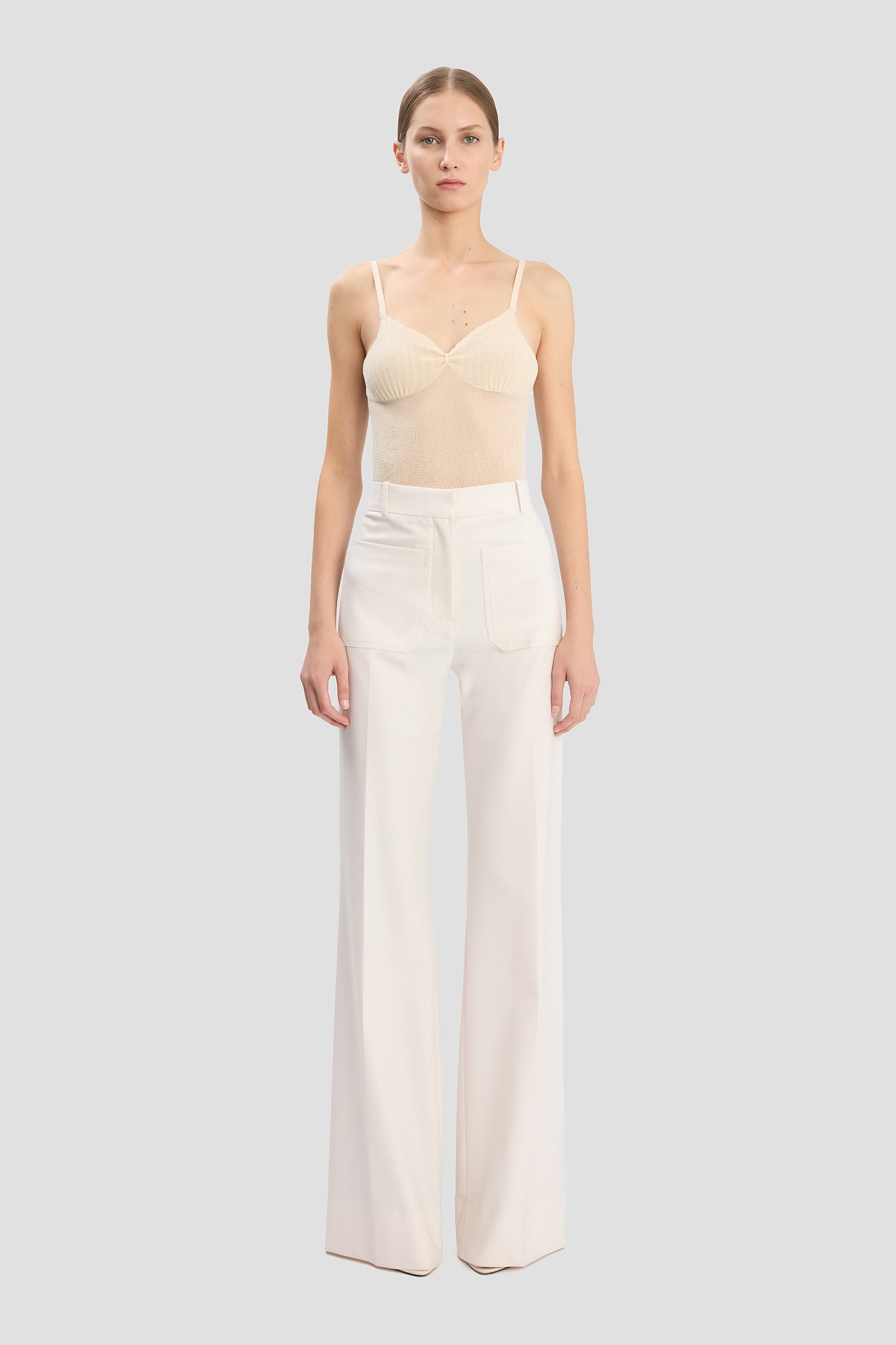 Alina Trouser In Bone