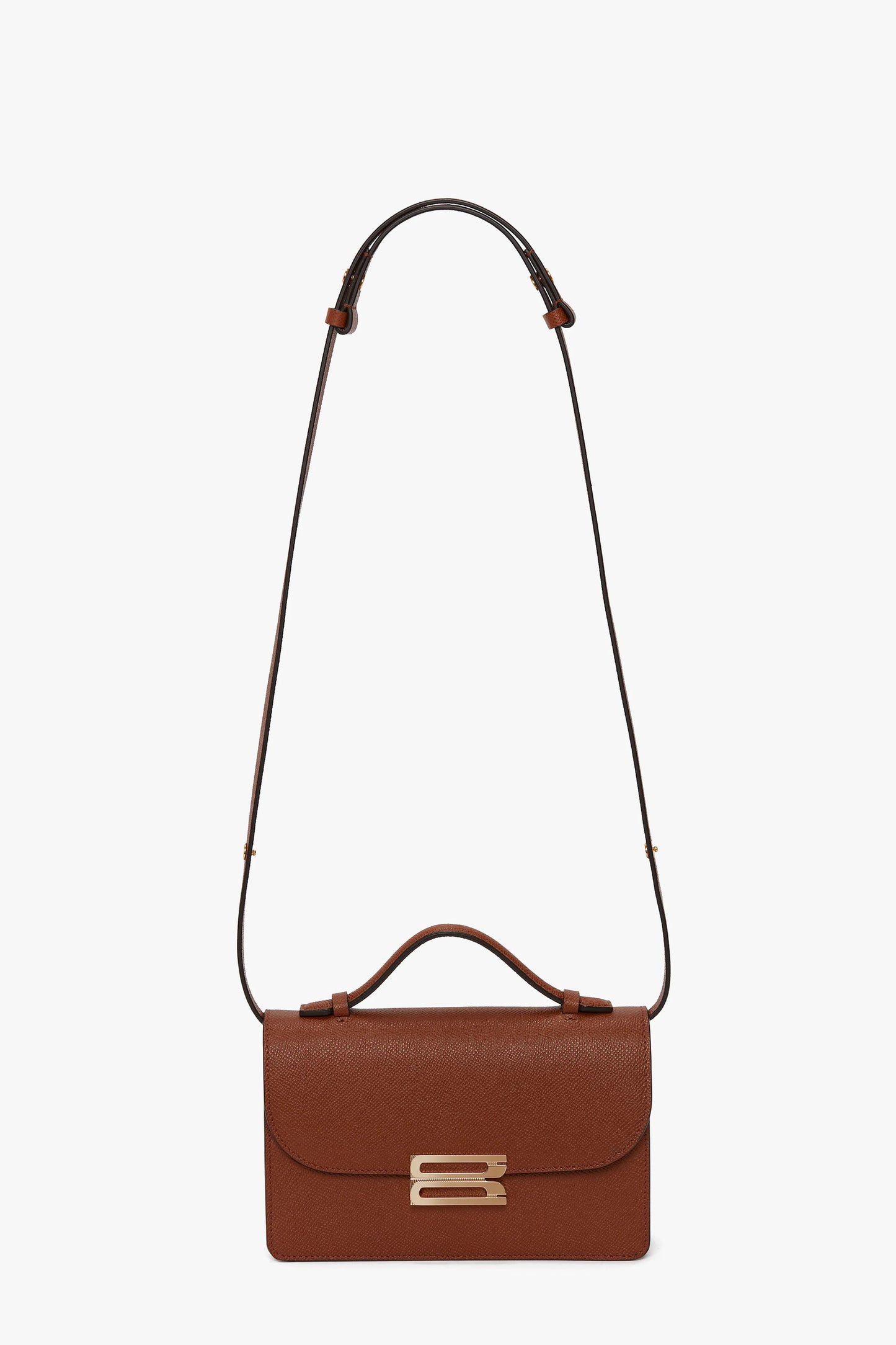 Exclusive Mini Dorian Bag In Tan Grained Leather Victoria Beckham