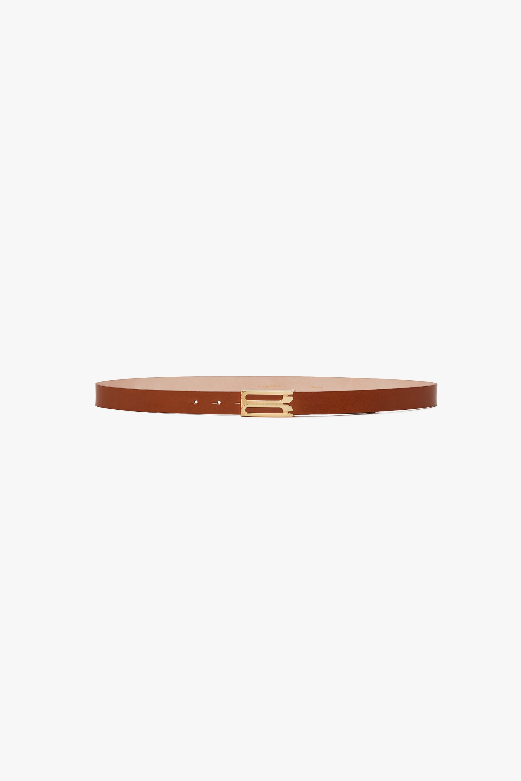 Exclusive Frame Belt In Tan Leather