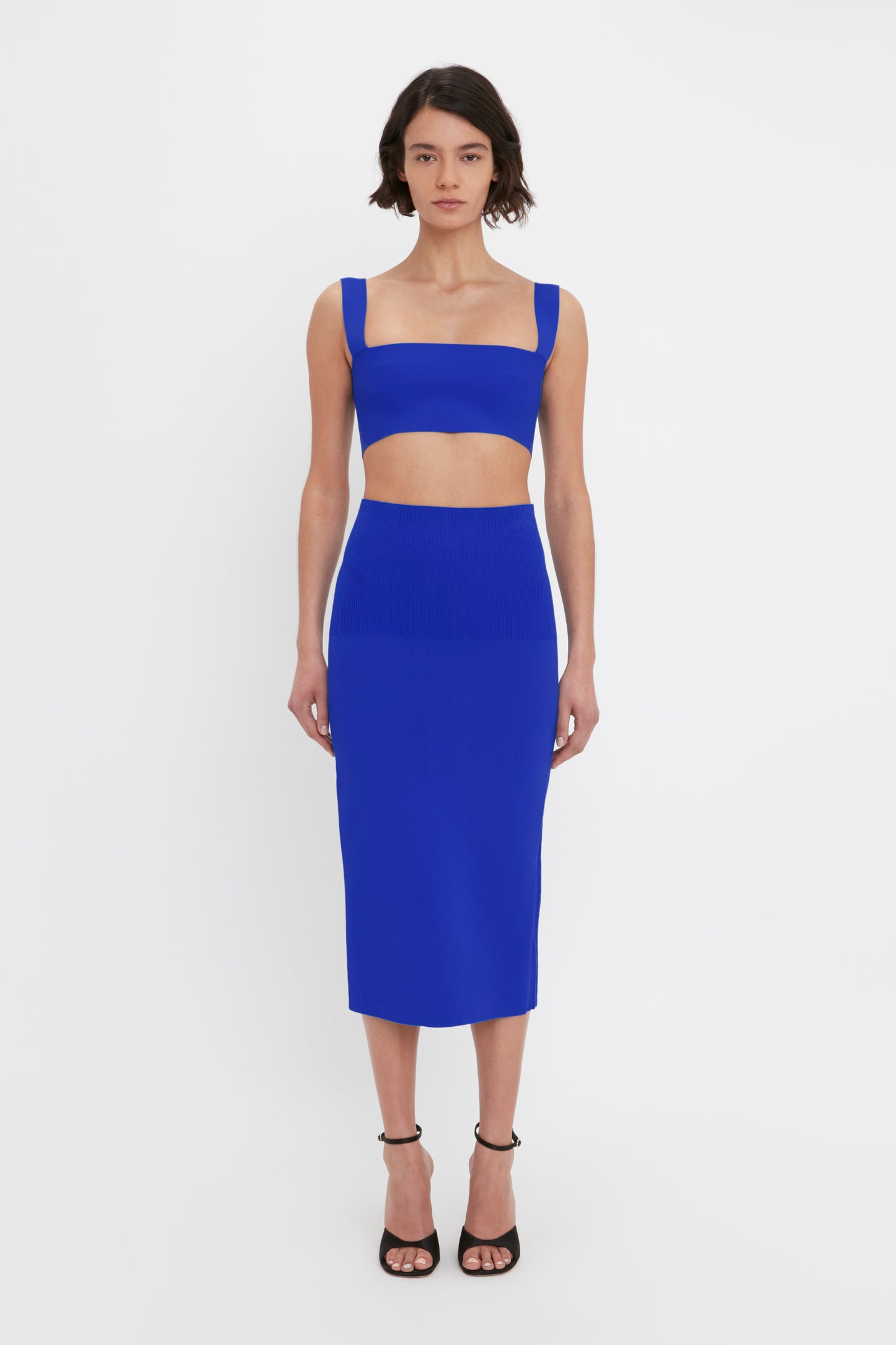VB Body Strap Bandeau Top In Cobalt