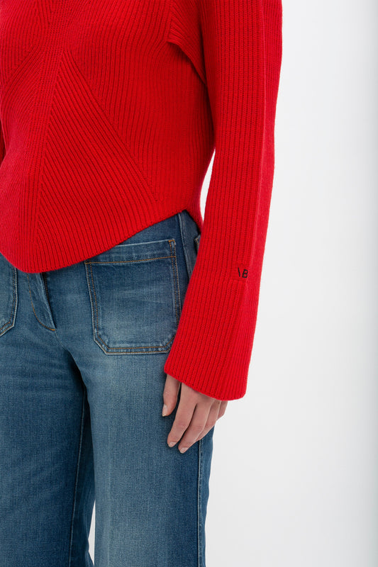 Circle Jumper In Red