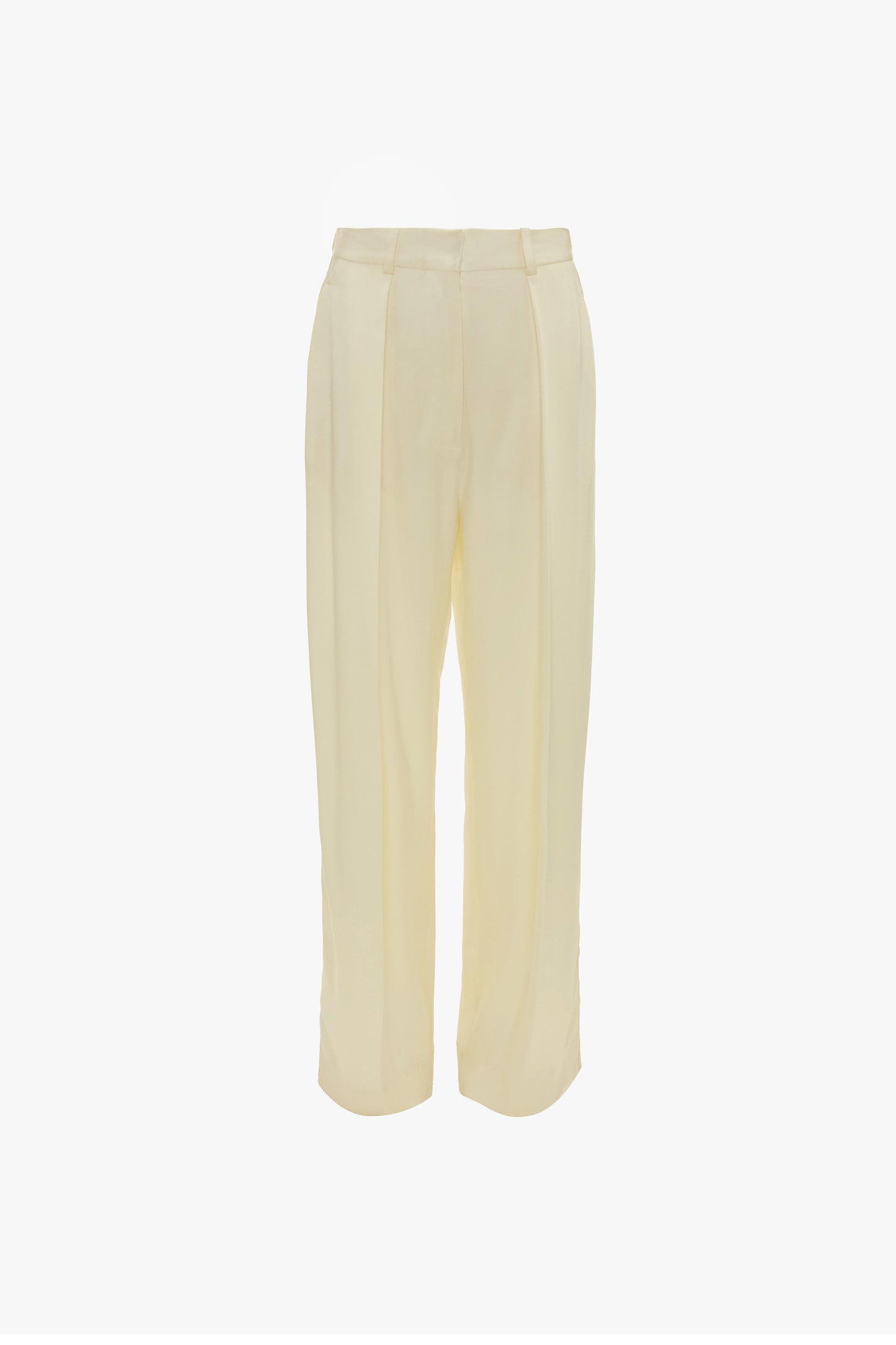 Wide Leg Trouser In Ivory