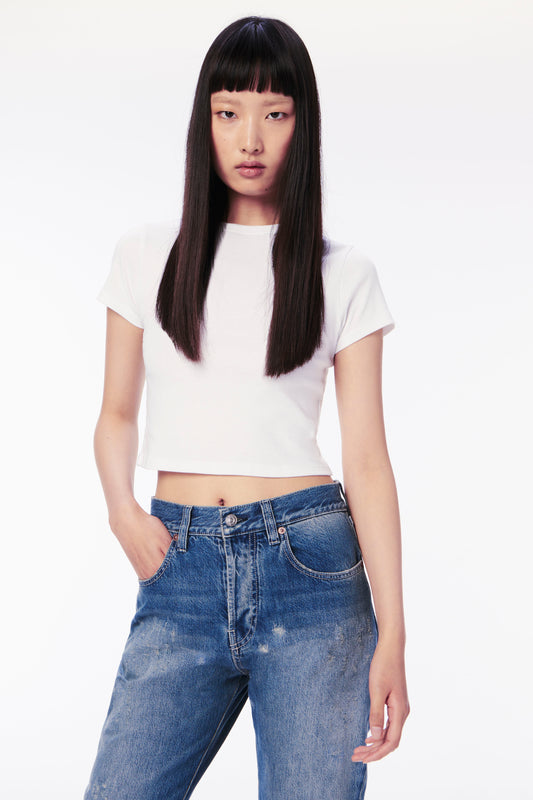 Harper & Victoria T-shirt Duo in White