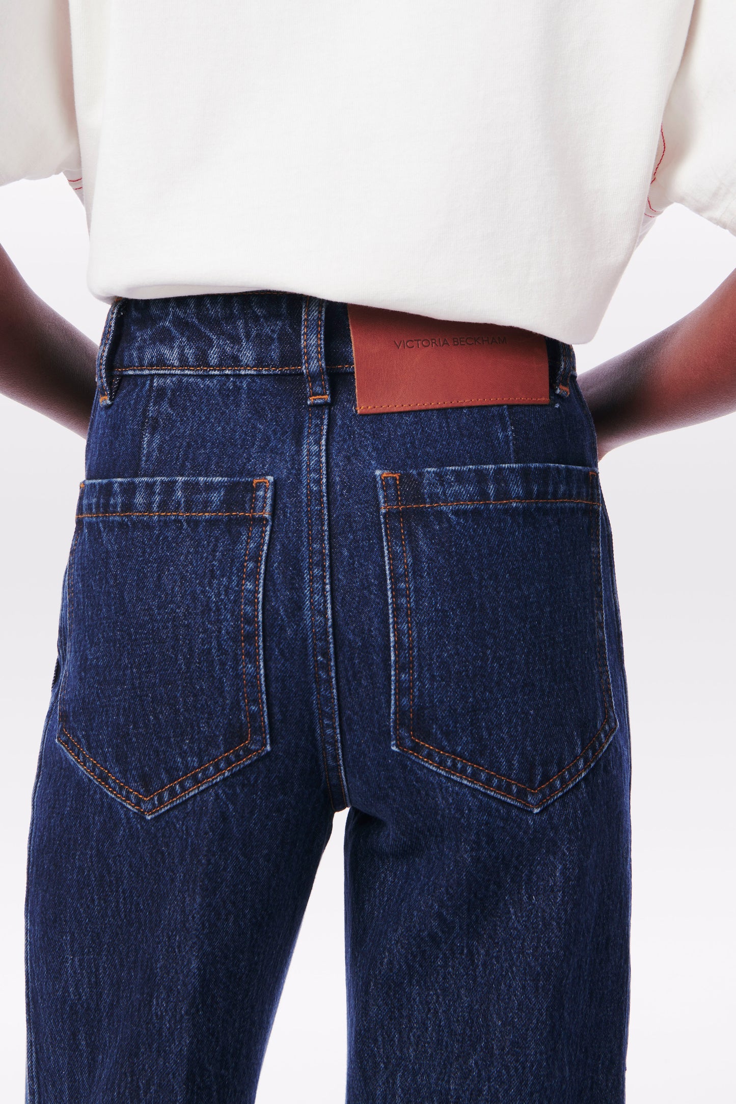 Alina High-Rise Jean in Marble Wash