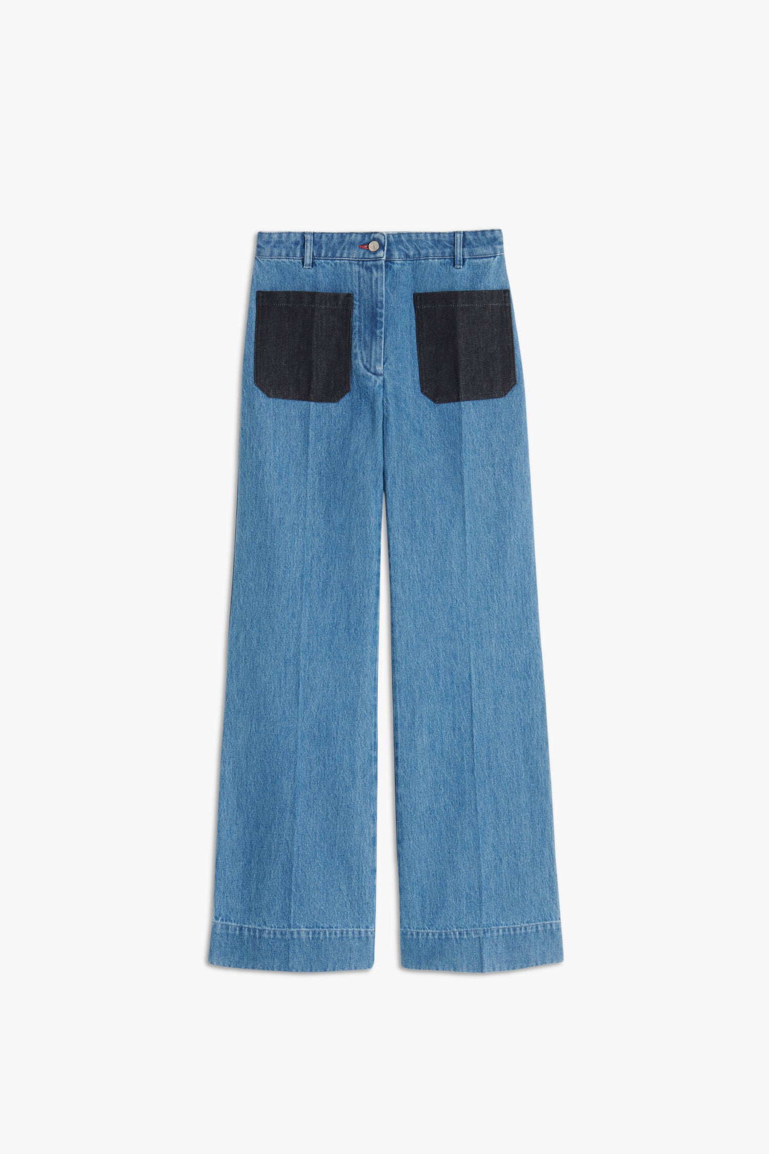 Tobago patched jeans hot sale