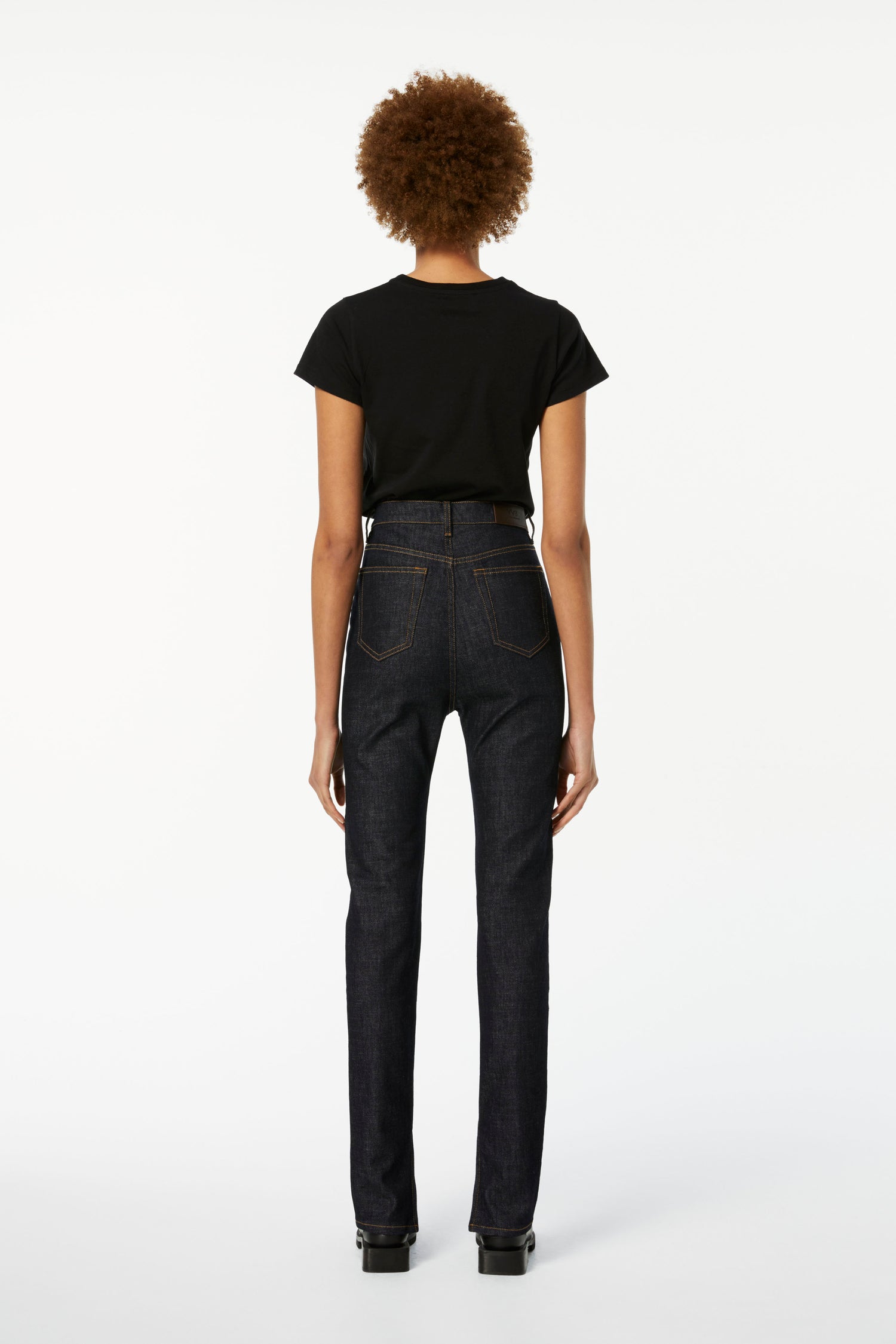 LA High-waist Skinny Jean in Raw – Victoria Beckham Int
