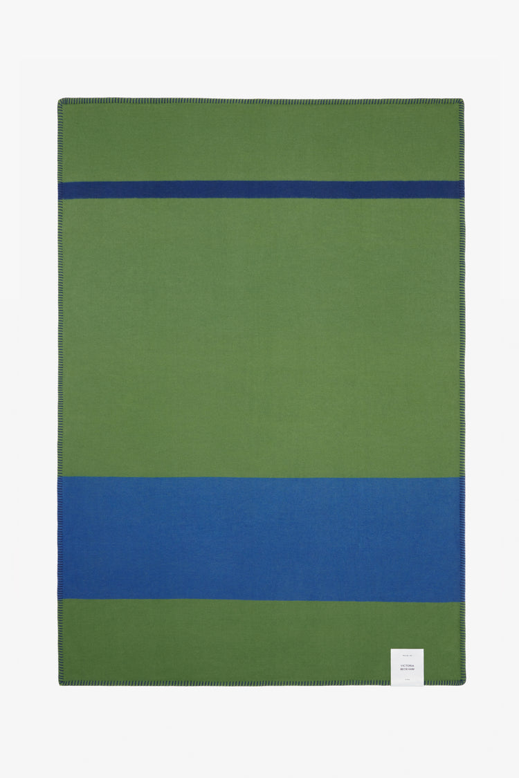 Posh Blanket In Green & Blue