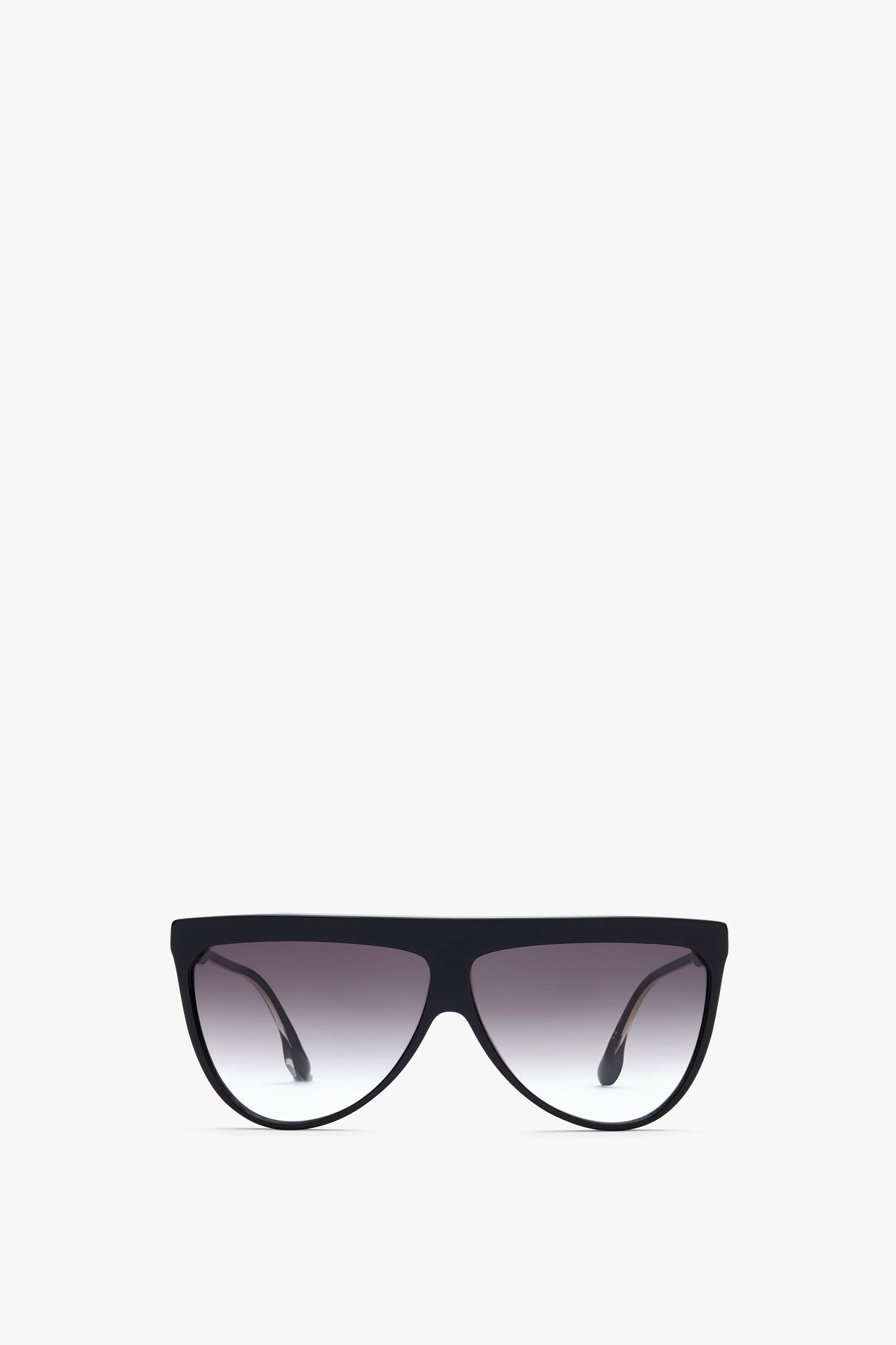 Flat Top V Sunglasses in Black