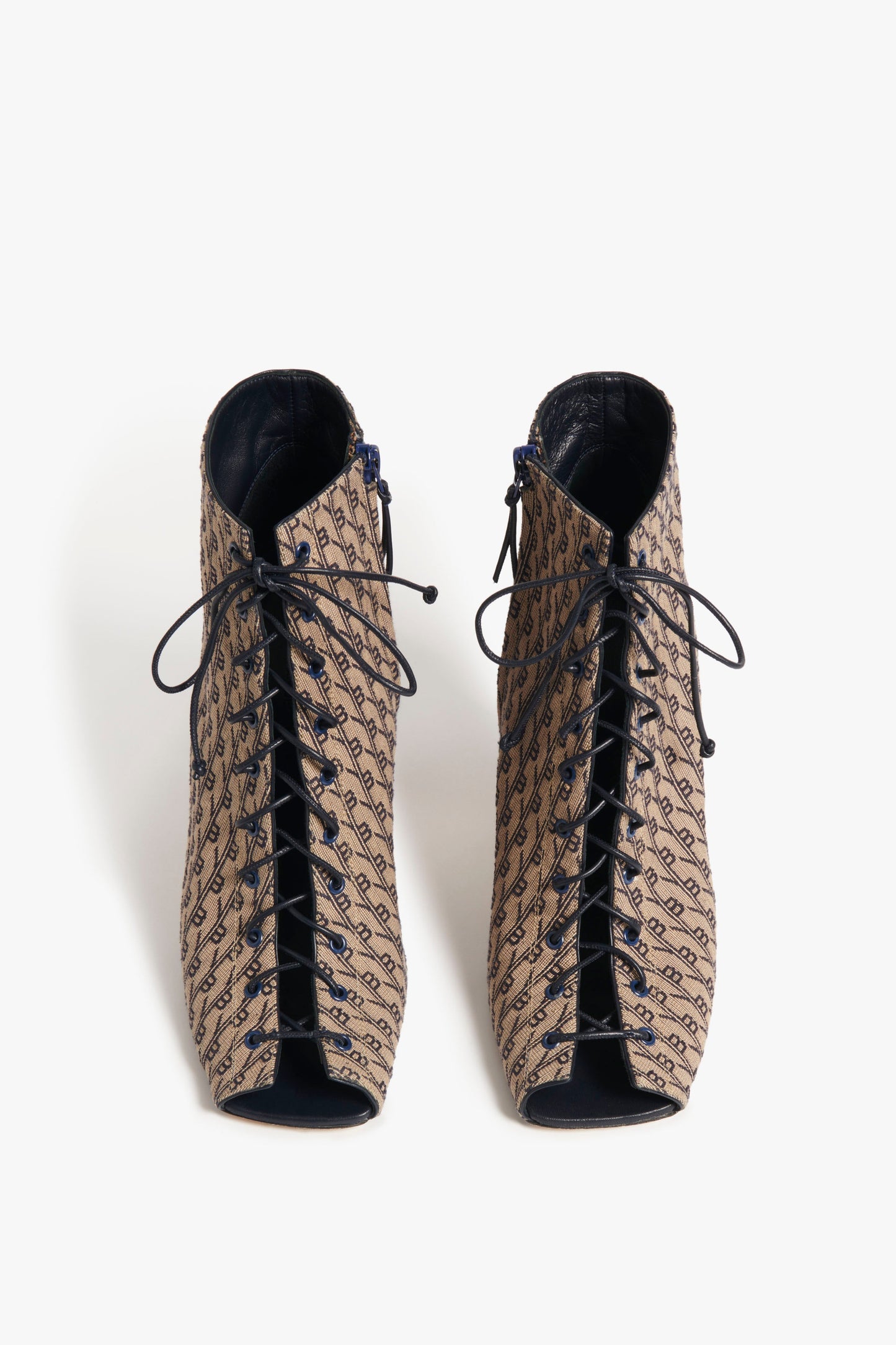 Reese Boots In House Monogram Jacquard