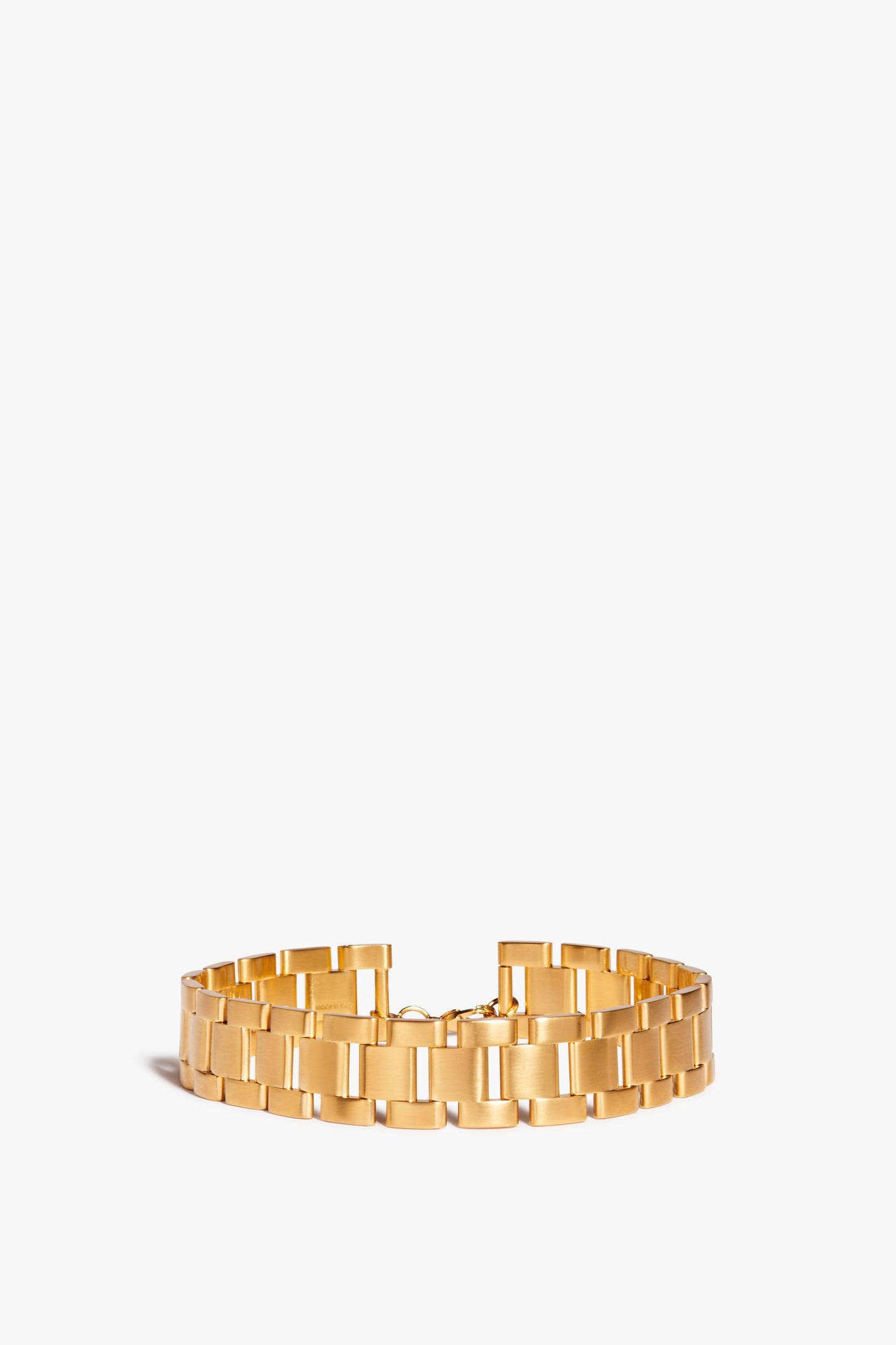 Watch Chain Choker In Gold