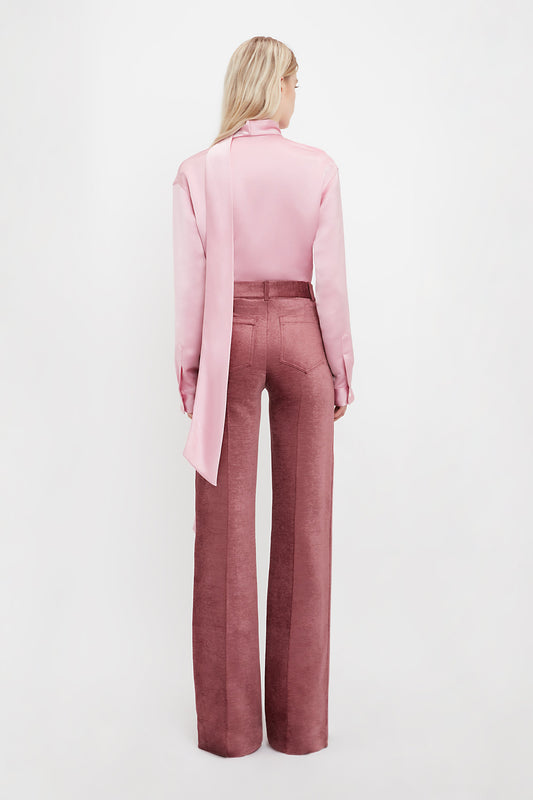 Alina Tailored Trouser In Plum