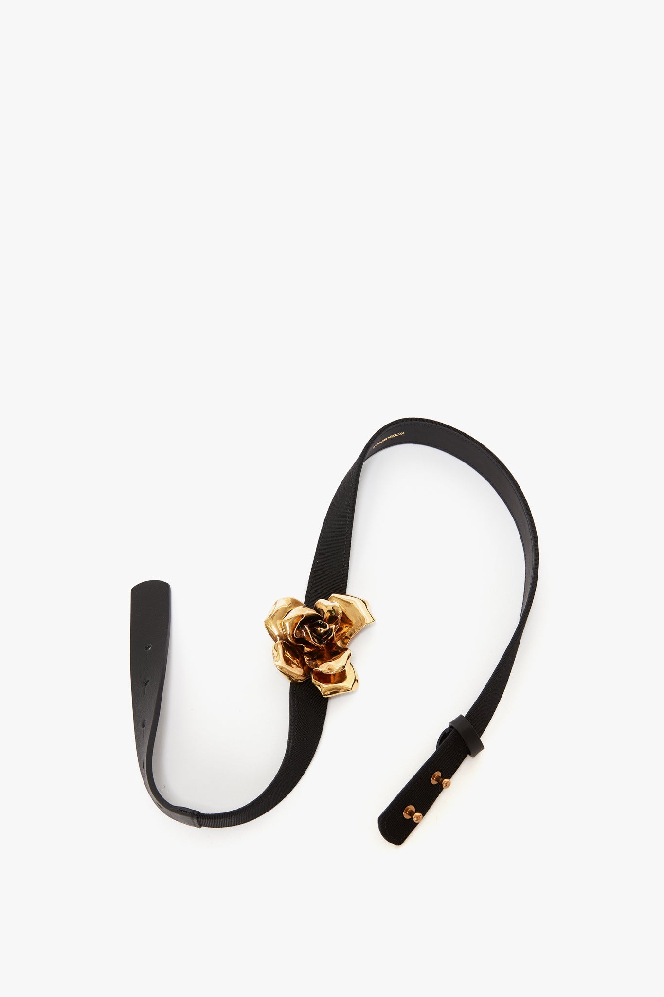 Exclusive Flower Belt In Black and Gold