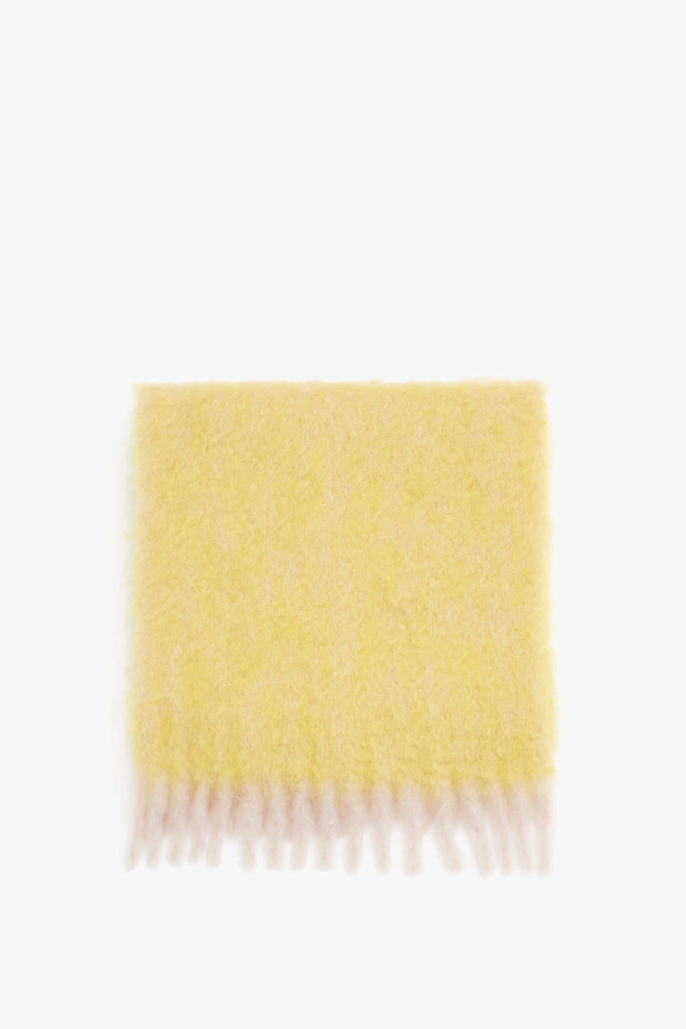 EXCLUSIVE Mohair Scarf In Sunflower Yellow