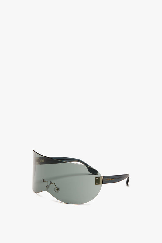 2019 Super Futuristic Oversize Shield Visor Sunglasses Flat Top